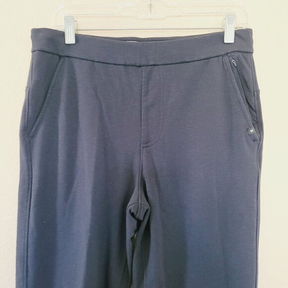Ministry Of Supply Womens Terry Fusion Jogger Size Small Slate Blue Wool Blend - Picture 6 of 10
